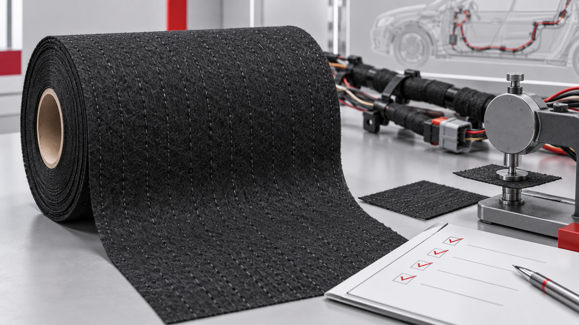 How to Evaluate a PET Stitch-Bond Nonwoven Supplier for Automotive Wire-Harness Tape